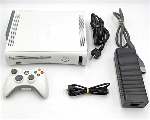 XBOX 360 Console - White 60 GB - Premium - SNR 3041391-82805 (B Grade) (Used)